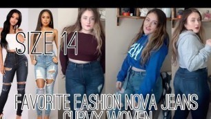 'SIZE 14 - FASHION NOVA try on haul for CURVY WOMEN.'