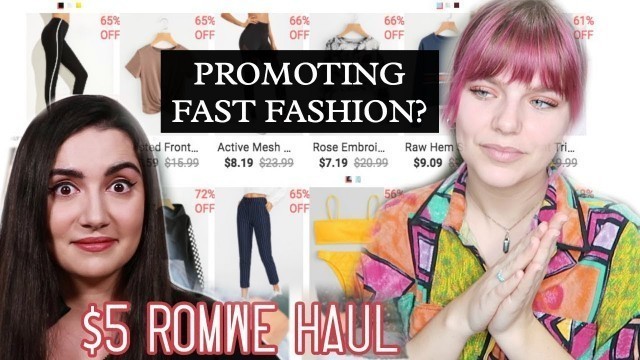 'FAST FASHION REVIEWS & HAULS ARE PROBLEMATIC (esp. Zaful, Romwe, SheIn)'