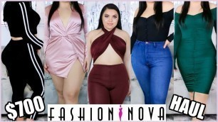 'HUGE $700 FASHION NOVA TRY-ON HAUL!'