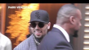 'Chris BROWN @ Paris 17 january 2019 Fashion Week show Yohji Yamamoto'