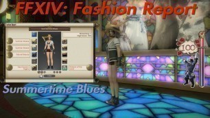 'Final Fantasy XIV: Fashion Report \"Summertime Blues\" 100 points'