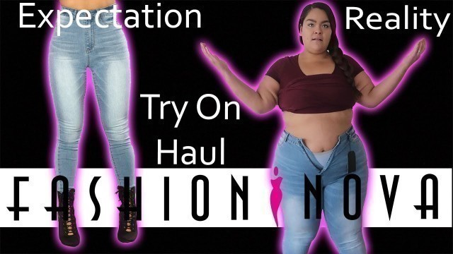 'Plus Size Fashion Nova Jeans Try On Haul Disaster'