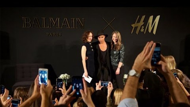 'Olivier Roustieng Dishes on the H&M X Balmain Collaboration'