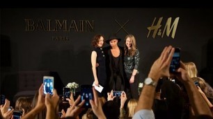 'Olivier Roustieng Dishes on the H&M X Balmain Collaboration'