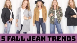 '5 Jean Trends you NEED this FALL 2019 Over 40'