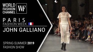 'John Galliano | ss 2019 | Paris fashion week'