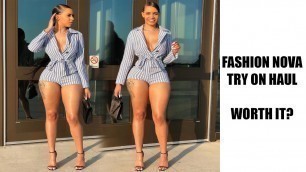 'FASHION NOVA - TRY ON HAUL'