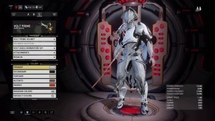 'Warframe Volt fashion frame showcase'