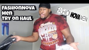 'FASHIONNOVA MEN JEANS TRY ON HAUL *PLUS SIZE*'