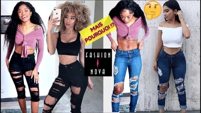 'COMMENT CHOISIR SA TAILLE FASHION NOVA ET TOUT CE QU\'IL FAUT SAVOIR SUR LEUR JEANS / IAMRAFLO HAUL'