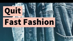 'Fast Fashion Pollution breakdown and tips to avoid it'