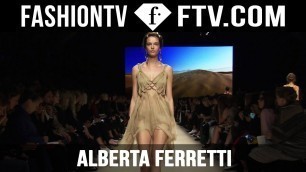 'Alberta Ferretti Spring/Summer 2016 | Milan Fashion Week MFW | FTV.com'