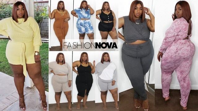 'SAFER AT HOME! PLUS SIZE FASHION NOVA CURVE COZY AND CHILL HAUL!'