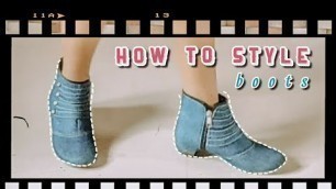 'Different Ways To Wear Boots! How To Style Ankle Boots!'