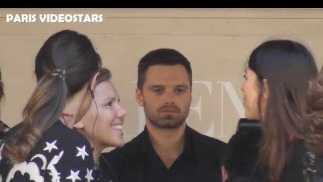 'VIDEO Sebastian STAN attends Paris Fashion Week 3 july 2019 show Valentino'