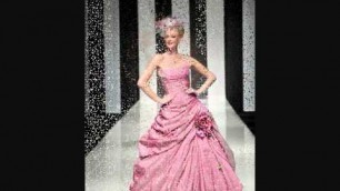 'Fairytale Brides - Ian Stuart \"Killer Queen\" 2012 Wedding dress collection catwalk'