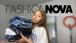 'Fashion Nova Denim Try On Haul 2020'