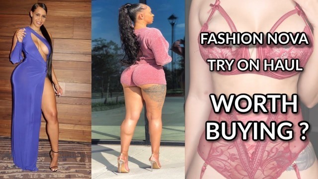 'CLOTHING TRY ON HAUL - FASHIONNOVA'