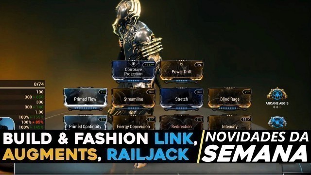 'Sobre Build/Fashion Link, Augment Saryn, Railjack Jogando Solo? -Novidades Warframe (24-31)[07/2019]'