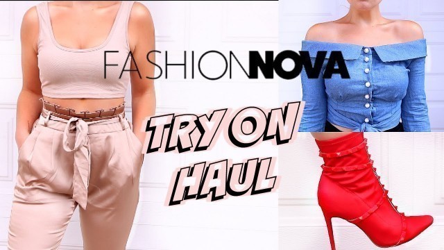 'FASHION NOVA TRY ON HAUL | Blissfulbrii'