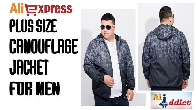 'AliExpress Review: New Plus size Camouflage jacket coat - Mens brand clothing'