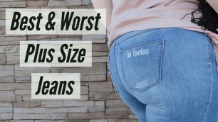 'Best & Worst Plus Size Jeans & Jeggings Review Try On Haul | Plus Size Fashion'