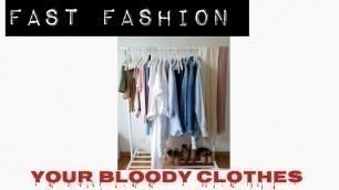 'Fast Fashion and Sweatshops: Human Rights#fastfashion#sweatshops#быстраямода'