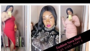 'Fashion Nova Plus Size Haul:Size XL & 1X||Part 3'