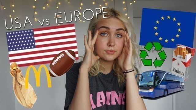 '25 Cultural differences between EUROPE and the USA'