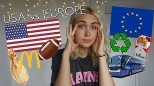 '25 Cultural differences between EUROPE and the USA'