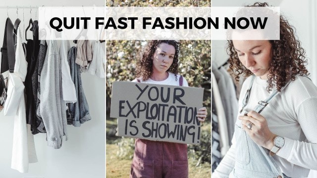 '20 Ways to quit fast fashion & shop more sustainably'