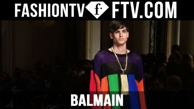 'Paris Men Fashion Week Spring/Summer 2017 - Balmain | FashionTV'