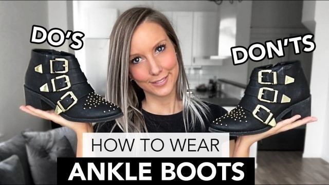 'HOW TO WEAR ANKLE BOOTS | HOW TO STYLE ANKLE BOOTS | SKINNY JEANS'