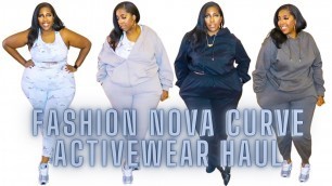 'HUGE FASHION NOVA CURVE ACTIVEWEAR SET HAUL| March 2021'