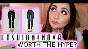 'Fashion Nova Plus Size Jeans Honest Review | Worth The Hype??!'