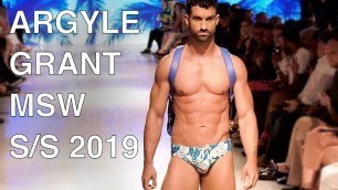 'ARGYLE GRANT | SWIMWEAR 2019 | MIAMI FASHION SHOW | EXCLUSIVE'