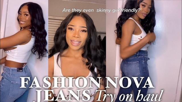 'FASHION NOVA JEANS TRY ON HAUL | SIZE 3 JEANS'