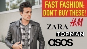 'Fast Fashion: What you SHOULD & SHOULDN\'T Buy | Mens Fashion 2020'