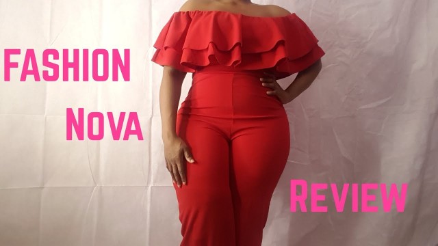 'FASHION NOVA\' S READY TO RUFFLE JUMPSUIT REVIEW PLUS SIZE EDITION .'