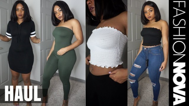 'I SPENT $300 ON FASHION NOVA CLOTHES!! | TRY ON HAUL'