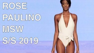 'ROSE PAULINO | SWIMWEAR 2019 | MIAMI FASHION SHOW | EXCLUSIVE'