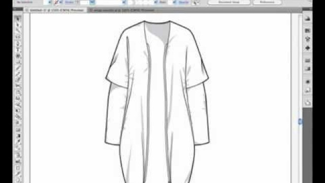 'Illustrator CS5 Pen Tool used for Fashion Design (NYIM Training NYC Class)'