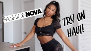 'Fashion Nova Try-on Haul + my IG pics !'