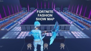 'FORTNITE FASHION SHOW MAP WITH CODE - RUNWAY AND JUDGES TABLE'