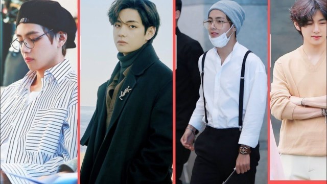 'Kim taehyung# V\'s outfits# taehyung\'s fashion trends#BTS#bangtan#dream infos#'