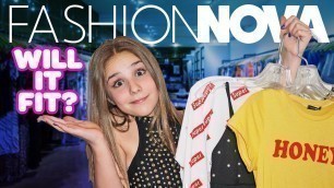 'KIDS TRY ON FASHION NOVA CLOTHES (Fall Shopping Haul)