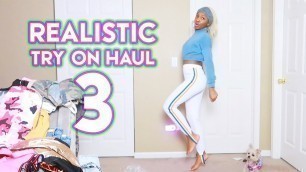 'REALISTIC Try On Haul 3: Spring Comfy Stuff (Fashion Nova, PLT, HoneyBum, Boohoo) ▸ VICKYLOGAN'