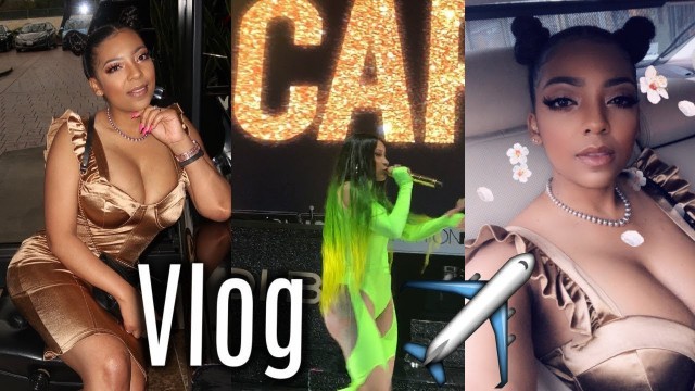 'TRAVELING TO LA | CARDI B x FASHION NOVA LAUNCH PARTY | Kristyn Alexis Vlogs'