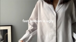 'fast fashion is ugly'