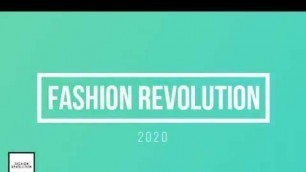 'FASHION REVOLUTION -ARE WE READY TO EMBRACE SUSTAINABLE FASHION? HOW IS COVID-19 IMPACTING FASHION?'